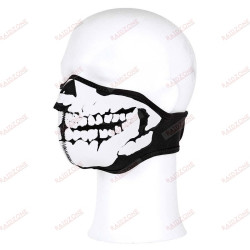 DEMI MASQUE NÉOPRÈNE SKULL 3D