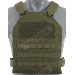 GILET PORTE PLAQUE VERT...