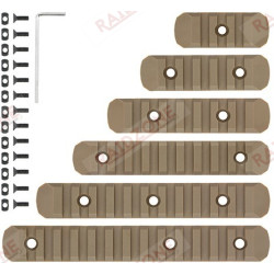 SET X6 RAILS PICATINNY...